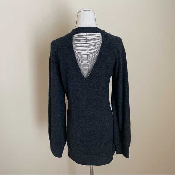 Mike Gonzalez Ella Sweater with Chain Cutouts Cashmere Wool Blend - Picture 6 of 13